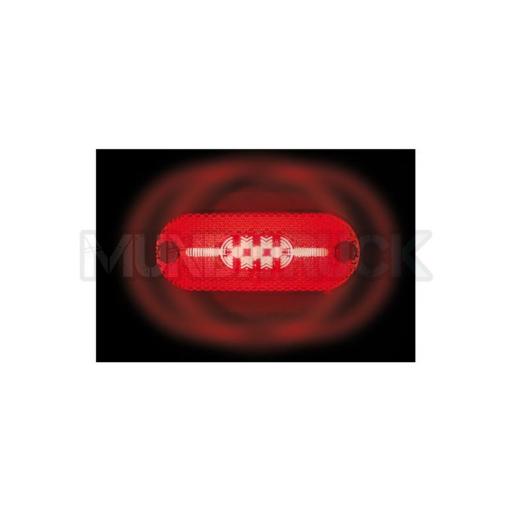 LUZ DE GALIBO 5 LED CON REFLECTOR 24V ROJA HOMOLOGADA [1]