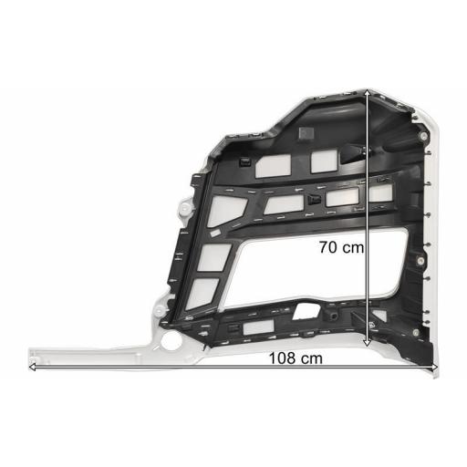 PUNTERA PARAGOLPES SUPERIOR DCHA. CON AGUJERO LAVAFAROS IMPRIMADA MAN TGX [1]