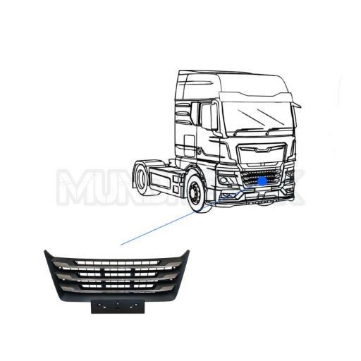 REJILLA INFERIOR CON PERFILES CROMADOS MAN TGX 2021 [1]