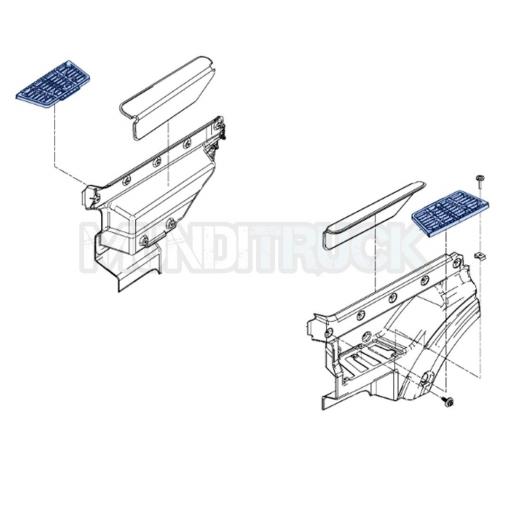 REJILLA APOYAPIES SUPERIOR E INFERIOR DCHO./IZQDO. MAN TGL 2021, TGM 2021, TGS 2021 Y TGX 2021 [2]