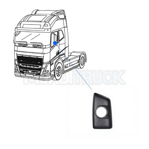 CARCASA RETROVISOR PRINCIPAL IZQDO. VOLVO [1]
