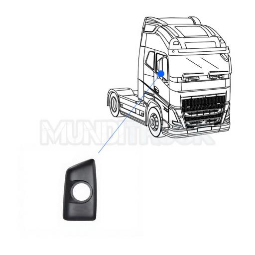CARCASA RETROVISOR PRINCIPAL DCHO. VOLVO [1]