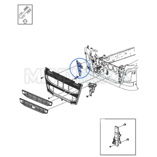 SOPORTE DCHO. CALANDRA INFERIOR VOLVO FH5 2021 [2]