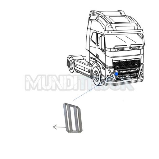 TAPA DCHA. CALANDRA VOLVO FH5 2021 [2]
