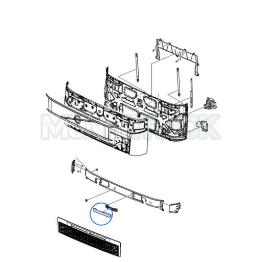 PARTE EXTERIOR MANETA AGARRADERA IZQDA. PANEL FRONTAL VOLVO FH5 2021 [3]