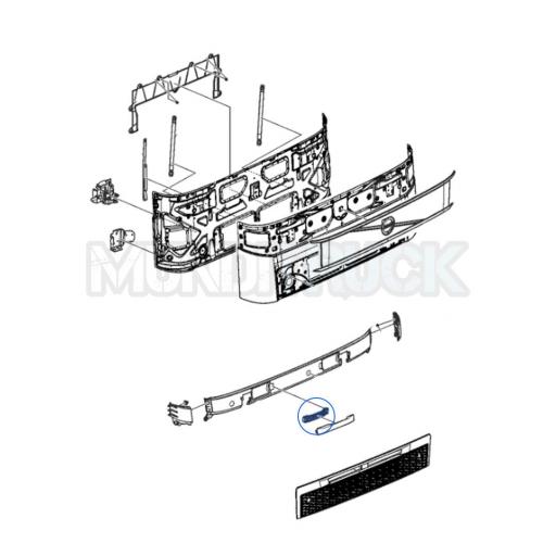 PARTE INTERIOR MANETA AGARRADERA DCHA. PANEL FRONTAL VOLVO FH5 2021 [3]