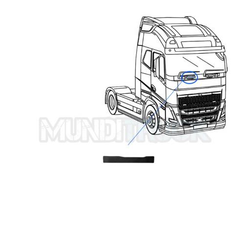 PARTE EXTERIOR MANETA AGARRADERA DCHA. PANEL FRONTAL VOLVO FH5 2021 [1]
