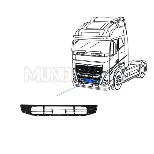 REJILLA FRONTAL INFERIOR PARTE INTERIOR VOLVO FH5 2021 [1]