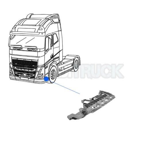 SOPORTE METALICO APOYAPIES INFERIOR IZQDO. VOLVO FH5 2021 [1]