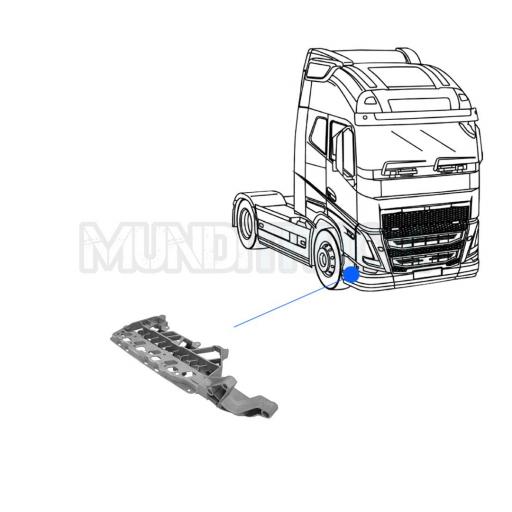 SOPORTE METALICO APOYAPIES INFERIOR DCHO. VOLVO FH5 2021 [1]