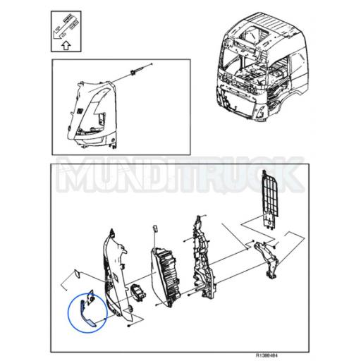 MARCO DE FARO ANTINIEBLA DCHO. VOLVO FH5 2021 / FM 2021 [2]