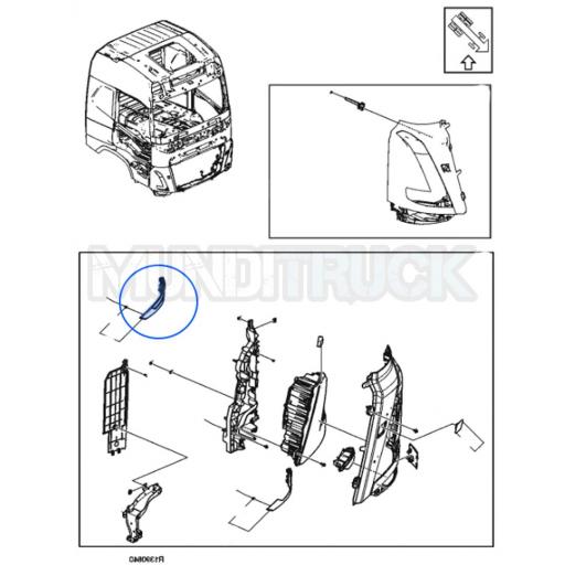 TAPA FARO ANTINIEBLA IZQDA. VOLVO FH5 2021 / FM 2021 [2]