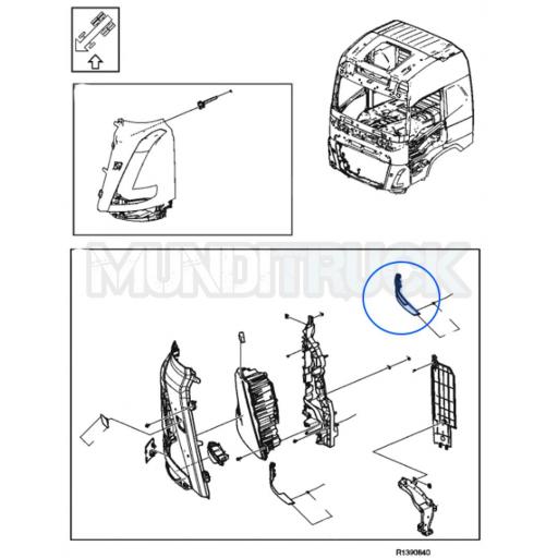 TAPA FARO ANTINIEBLA DCHA. VOLVO FH5 2021 / FM 2021 [2]