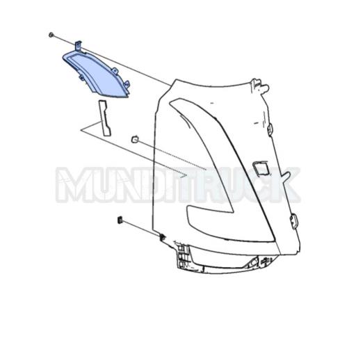 EXTENSION PROLONGADOR FARO DCHO. NEGRO VOLVO FH5 2021 [2]