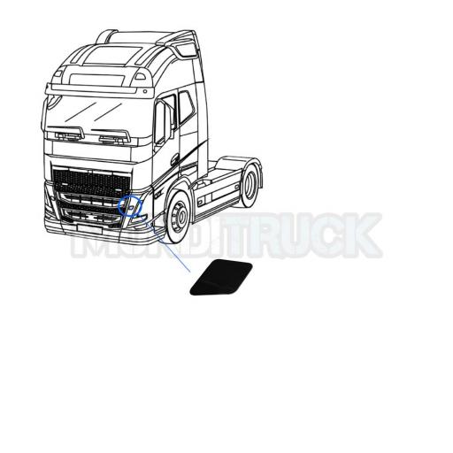 TAPA MARCO FARO IZQDA. VOLVO FH5 2021 / FM 2021 [1]