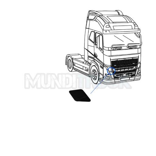 TAPA MARCO FARO DCHO. VOLVO FH5 2021 / FM 2021 [1]