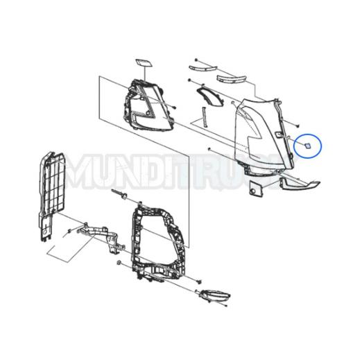 TAPA MARCO FARO DCHO. VOLVO FH5 2021 / FM 2021 [2]