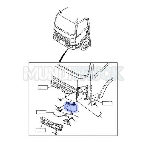 FARO DELANTERO IZQDO. ISUZU N-F 2007 EN ADELANTE [1]