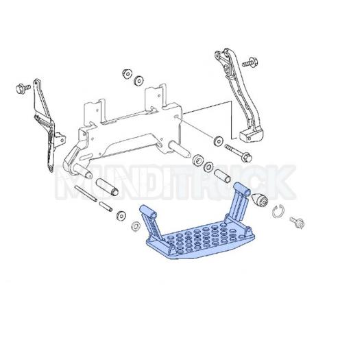 ESTRIBO METALICO INFERIOR IZQDO. MERCEDES AXOR [2]