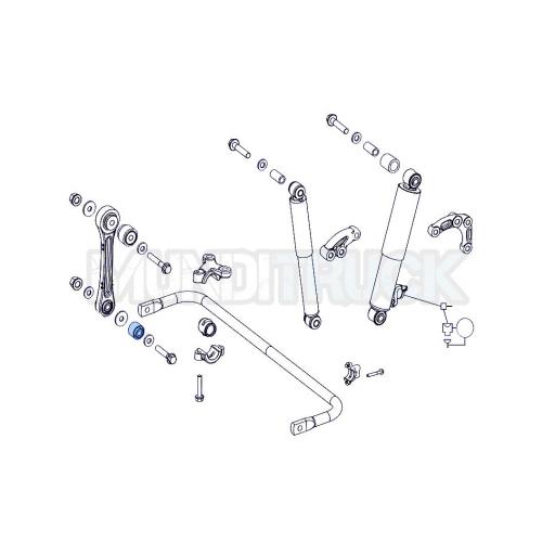 CASQUILLO SILENTBLOCK INFERIOR TIRANTE BARRA ESTABILIZADORA MERCEDES [1]