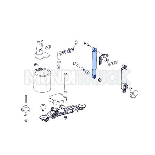 AMORTIGUADOR EJE TRASERO MERCEDES ACTROS [1]