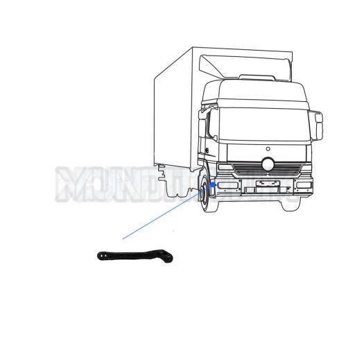 SOPORTE PARACHOQUES DCHO. MERCEDES ATEGO [3]