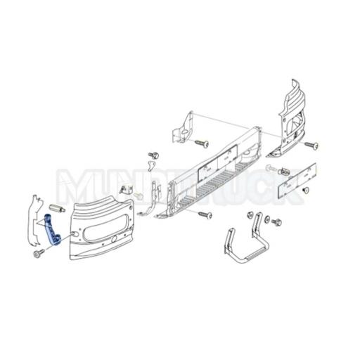 SOPORTE PARACHOQUES DCHO. MERCEDES ATEGO [2]