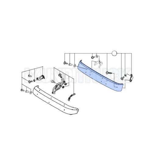 VISERA PARASOL SIN CORTE PARA RETROVISOR CENTRAL TECHO ALTO MERCEDES AXOR [3]
