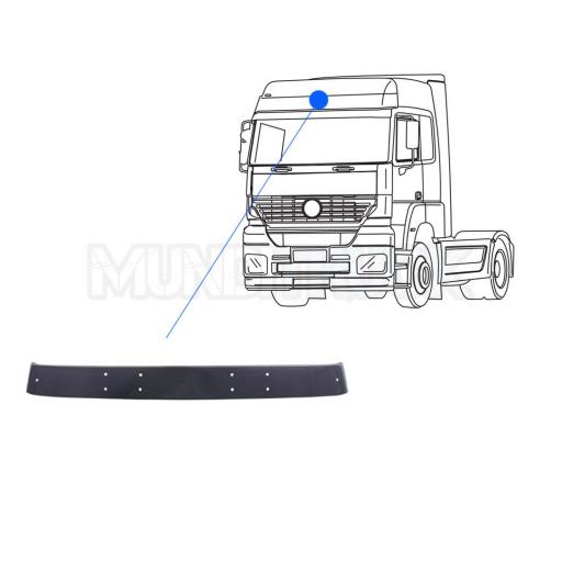 VISERA PARASOL SIN CORTE PARA RETROVISOR CENTRAL TECHO ALTO MERCEDES AXOR [2]
