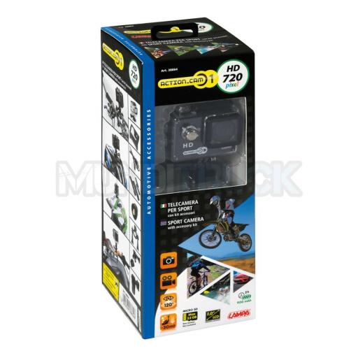 CAMARA TIPO "GO-PRO" 720 PIXEL + KIT ACCESORIOS [5]