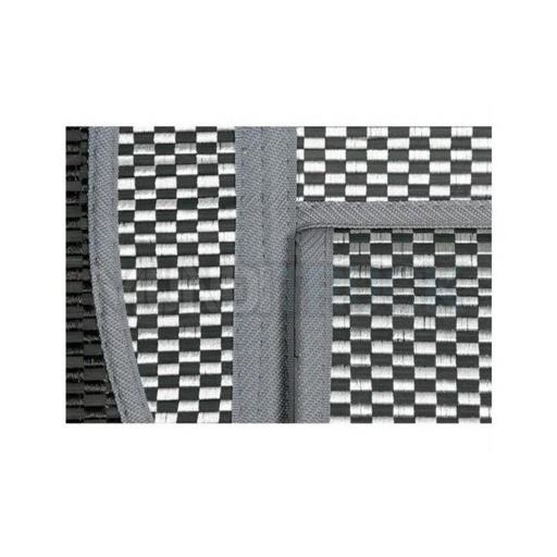 RESPALDO DE ASIENTO DEPORTIVO EN FIBRA DE BAMBU NATURAL GRIS/NEGRO [1]