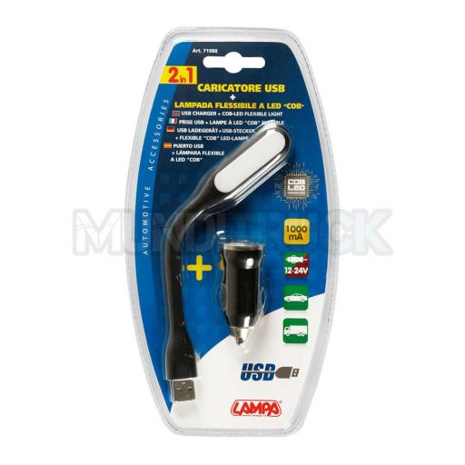 LINTERNA LED FLEXIBLE + TOMA USB [3]