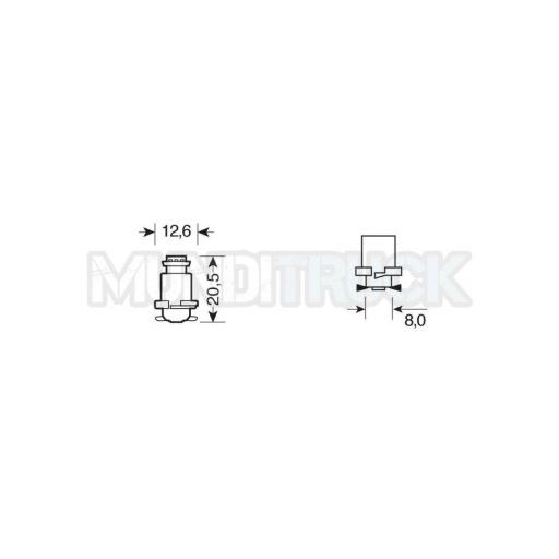 LUZ LED 24/30V LED SMD R11 B8,0 ROJO (20 UNIDADES) [1]