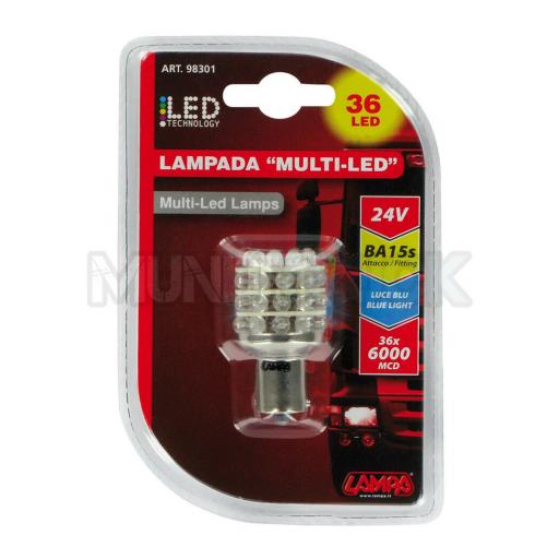 LAMPARA MULTI-LED AZUL 36 LED 24V (BLISTER 1 UNIDAD) [2]