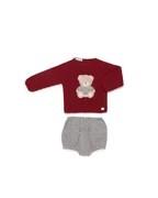Conjunto pantalón motas jersey oso