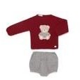 Conjunto pantalón motas jersey oso