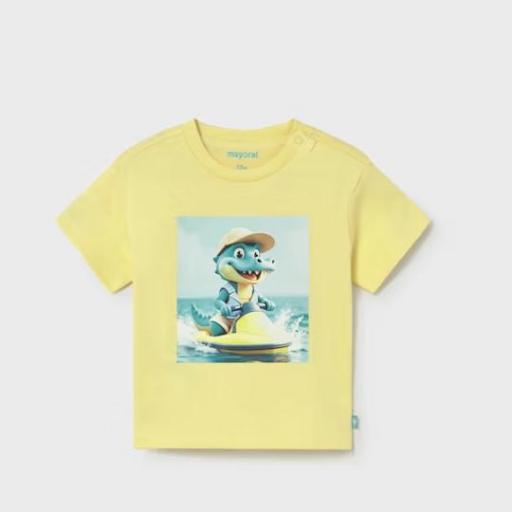 Camiseta moto agua manga corta bebé