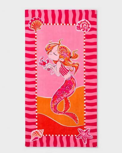 Toalla playa Sirena niña