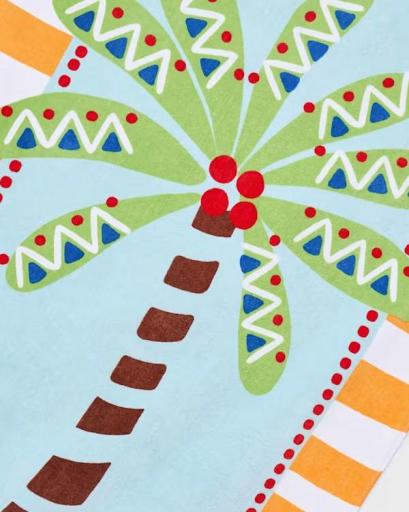 Toalla playa palmera niña [1]