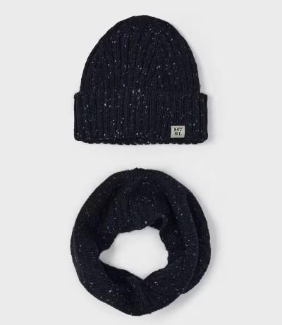 Conjunto gorro bufanda cuello niño [0]