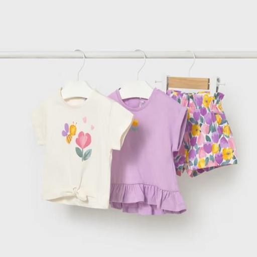 Conjunto short y  2 camisetas para bebé [1]