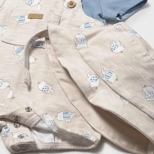 Pelele peto gorro punto algodón recién nacido [2]