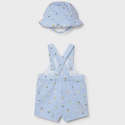 Peto corto estampado con gorro recién nacido [1]