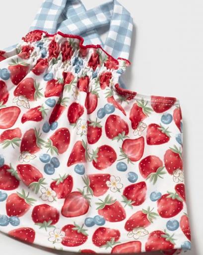 Conjunto baño gorro protección solar recién nacida [2]