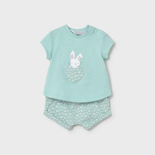 Conjunto 4 piezas punto algodón recién nacida  [1]