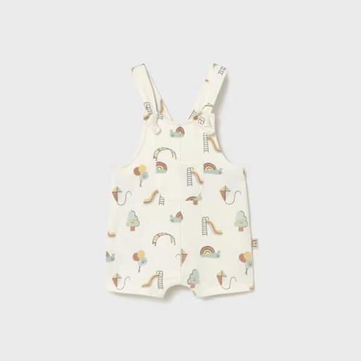 Pelele peto punto algodón estampado [0]