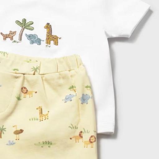 Conjunto 4 piezas punto cotton recién nacido  [2]