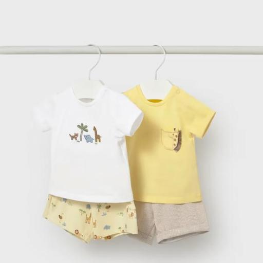 Conjunto 4 piezas punto cotton recién nacido  [0]