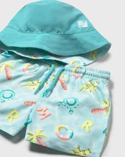 Conjunto bañador y gorro reversible protección solar [2]