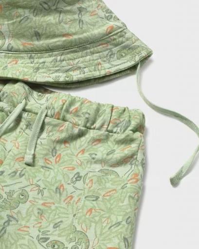 Conjunto camiseta bermuda y gorro para bebé [2]